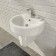 Best 55 x 44.5 washbasin, white