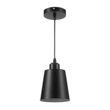 Bayerlux suspension lamp Bayerlux "cylinder" 1x40W E27 black 13x13x16-96 cm