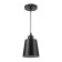 Bayerlux suspension lamp Bayerlux "cylinder" 1x40W E27 black 13x13x16-96 cm