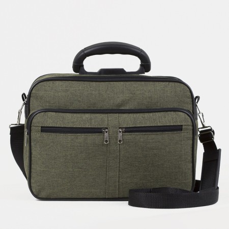 Male bag, "ZFTS", green color