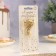 Candle for the cake "Golden with stars", number 7, 5.5 cm