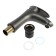 Zein Z3660 shell mixer, single-leaf, pour height 12 cm, ABS plastic, graphite