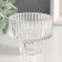 Glass "Cake" double-sided transparent d-2 and 5 cm 6.2x6.2x5 cm