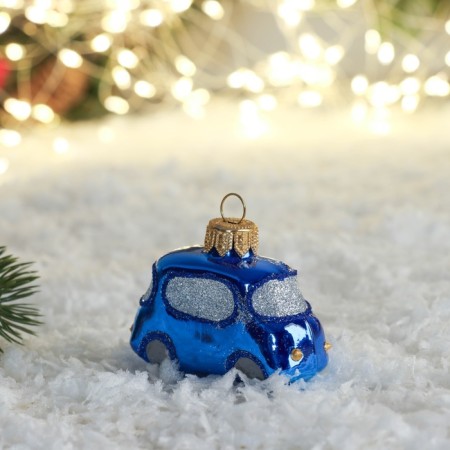 Christmas tree toy "Bus" 4.6 cm,-1
