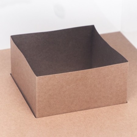 Box for flowers with a vase and PVC windows, folding, 23 x 30 x 23 cm, craft-3