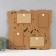 Photo frame LHDF "Leaves" 46x51 in 4 photos 10x15 cm, col. White oak (plastic screen)