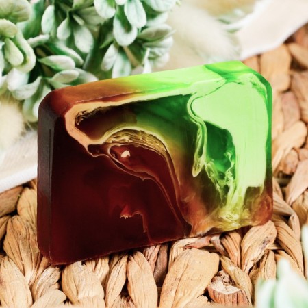 SPA soap - care for the bathhouse and sauna "Pine - natural dirt" Dobroparov handmade 80 grams-1