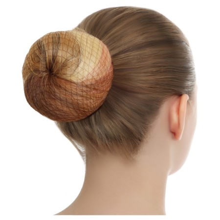 Grace Dance hair grid, cobweb, 70 cm, brown color