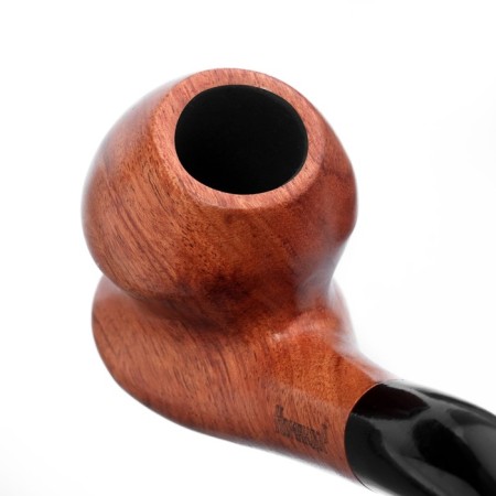 Knukeing pipe for tobacco "Commander premium", classic, red tree, length 14.5 cm, d-1.8-1
