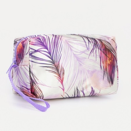 Lightning cosmetic bag, lilac color