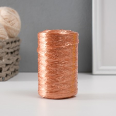 Yarn "for knitting washcloths" 100% polypropylene400m/100 ± 10 g (set5 pcs. Bron, yellow, lemon, silver., H.-1