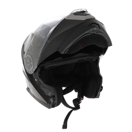 Modular helmet with two visors, size M (57-58), model-BLD-160E, black glossy-4