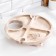 A table - a tray with a menage and folding legs "Let it always be delicious" d = 30x2 birch