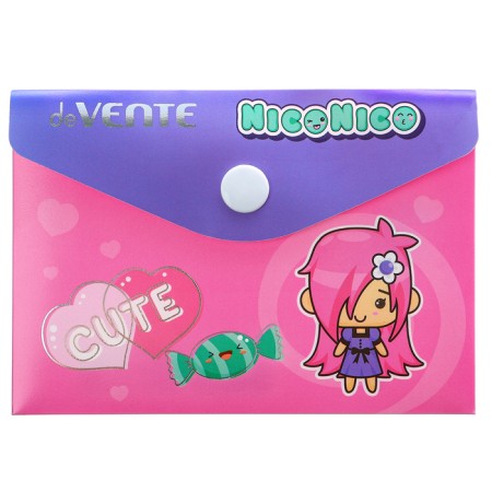 The convert folder on the A7 button, 105 x 74mm, 180MKM DEVENTE NICO MIX, foil embossing, 3071234-2