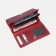 Women's wallet on a magnet, burgundy color