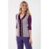 Cardigan Women Wisell, size 44, black color, purple