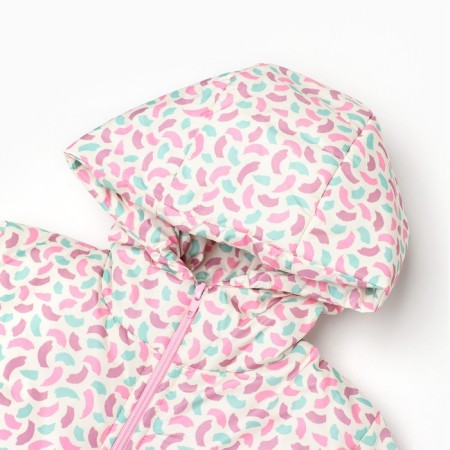 Jacket for girls, milk/paints, height 92-98 cm-7