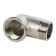 STOUT SFT-0012-000001, 1 ", external/internal thread, nickelled brass