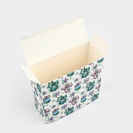 Box the team "New Year's Wreath" 18.4 x 30.4 x 7.3 cm, New Year-7