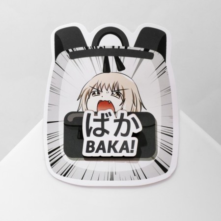 Brooch wooden "anime" tank, color-1