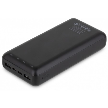External Accesstyle Winter 20pd, 20,000 mAh, 2 usb, 2.1 a, display, black-2