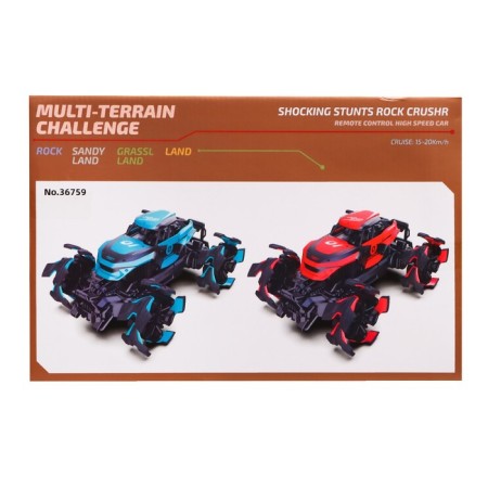 Jeep Radio -controlled Shocking, 1:12, 20 km/h, 4WD all -wheel drive, blue color-7