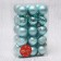 Set of balls plastic D-4 cm, 30 pcs "Nicole strips" green