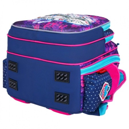 Frame backpack 39 x 29 x 17 cm, Across 410, filling: bag, pencil case, purple ACR22-410-14-6