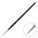 Brush of columns Round, RUBLOFF series 1015 No. 00, short handle, black matte/white clip
