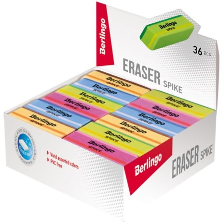 Spike Eraser, beveled, thermoplastic rubber, 50x18x9 mm-2