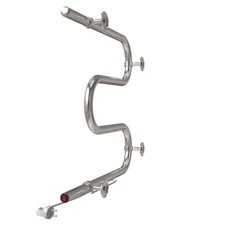 Electric towel "Sanprise" M-shaped, 500x500 mm, side connection, chromium-2