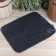 Set for a bath of 5 items (briefcase, hat, slippers "Director of the bath", mittens, rug) gray