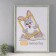 Photo frame Plastic "Babylon" 50x70 cm, light green