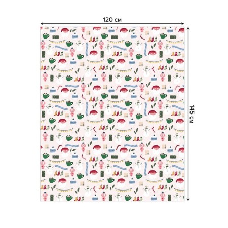 Tables on the table "The mood of the holiday", rectangular, Saten, size 120x145 cm-1
