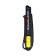 Chancellery knife 18 mm, black + black blade 1 piece