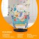 Set 2 in 1 swing and a rug "duckling", light, sound effects, blue color