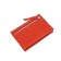 Wallet, button, 12 pockets, 1 section for trifles, n/k scarlet fleetter