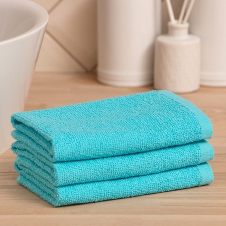 Terry napkin Universal for cleaning Sans and I, Blue, 100% Cotton, 350 Gp/M2