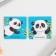 Magnetic bookmarks on the Panda Books, 2 pcs.