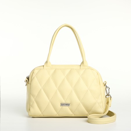 Women's bag with lightning, yellow color