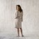 Tao robe, size m, beige color