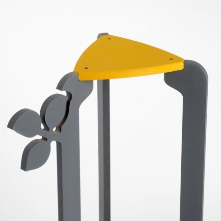 Standing Column Stolka Triangular Flora (2 places) gray-yellow-1