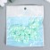Beads for creativity plastic "Flower Pearl" set 40 pcs green 1.5x1.5 cm