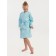 Waffle children's robe "kimono", size 30, blue color