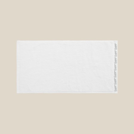 Trick Tensor SL Home: Floral "Blanc de Blanc" 90x150 cm, 100% cotton, 550 g/m2