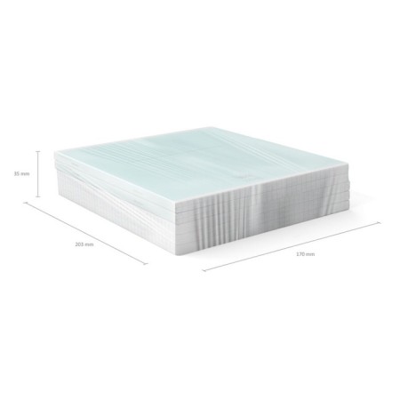 A notebook of 80 sheets in the Erichkrause "Nature Colors" cage, cover coated cardboard, offset block, mix-8