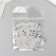 Decor "Snowman" silver 4.5x6 cm set 5 pcs foam glitter