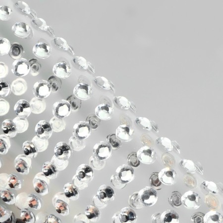 Rhound rhinestones, d = 4 mm, 220 pcs on the sheet on the sheet, the color is silver-1