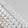 Rhound rhinestones, d = 4 mm, 220 pcs on the sheet on the sheet, the color is silver