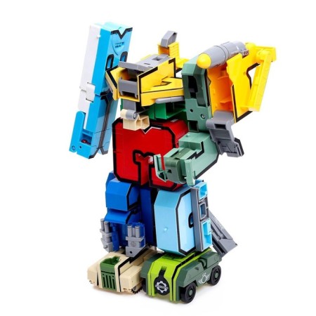 Set of robots "Robo numbers 0 - 9", transformed, 10B1-11